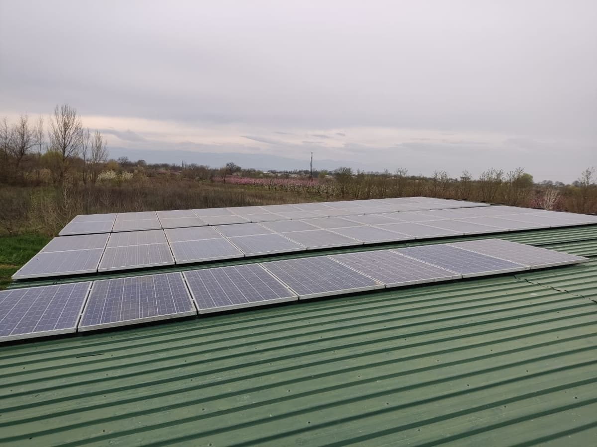 50kwp Solar Plant Tkviavi Village Georgia